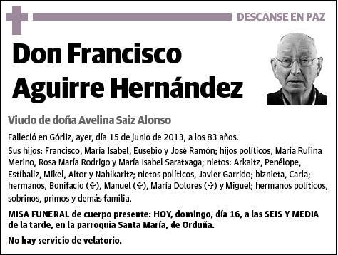 AGUIRRE HERNANDEZ,FRANCISCO