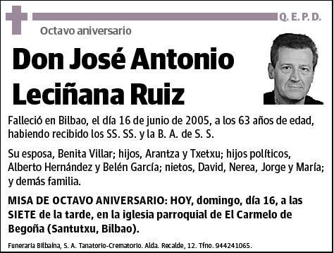 LECIÑANA RUIZ,JOSE ANTONIO