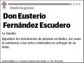 FERNANDEZ ESCUDERO,EUSTERIO
