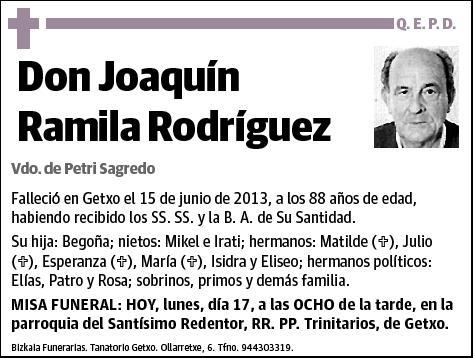 RAMILA RODRIGUEZ,JOAQUIN