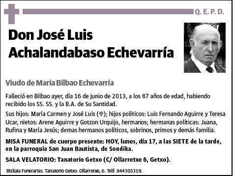 ACHALANDABASO ECHEVARRIA,JOSE LUIS