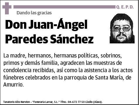 PAREDES SANCHEZ,JUAN-ANGEL