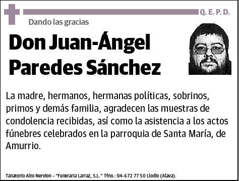 PAREDES SANCHEZ,JUAN-ANGEL