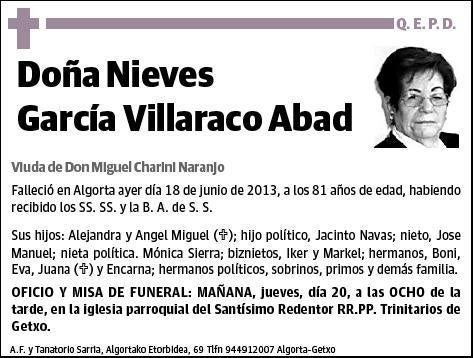 GARCIA VILLARACO ABAD,NIEVES