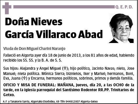 GARCIA VILLARACO ABAD,NIEVES