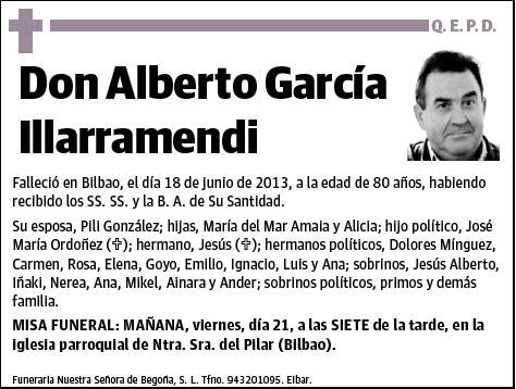 GARCIA ILLARRAMENDI,ALBERTO