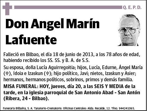 MARIN LAFUENTE,ANGEL