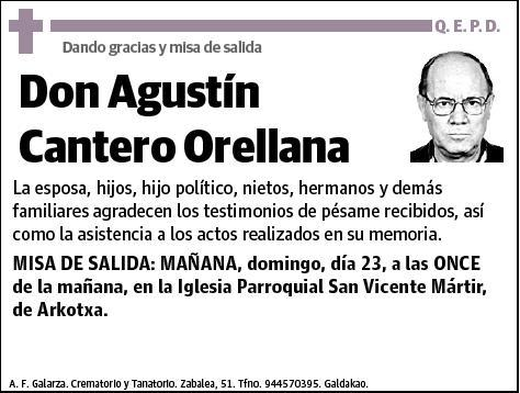 CANTERO ORELLANA,AGUSTIN