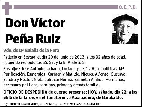 PEÑA RUIZ,VICTOR