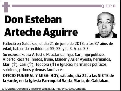 ARTECHE AGUIRRE,ESTEBAN