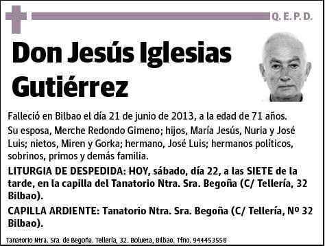 IGLESIAS GUTIERREZ,JESUS