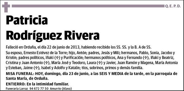 RODRIGUEZ RIVERA,PATRICIA