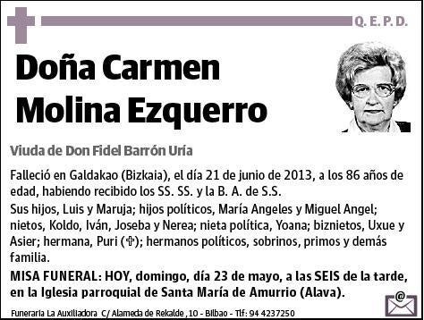 MOLINA EZQUERRO,CARMEN