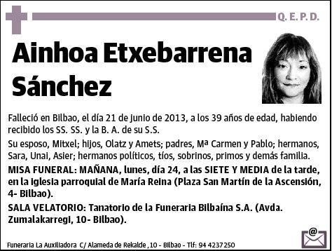 ETXEBARRENA SANCHEZ,AINHOA