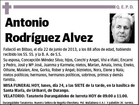 RODRIGUEZ ALVEZ,ANTONIO