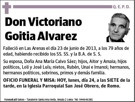 GOITIA ALVAREZ,VICTORIANO