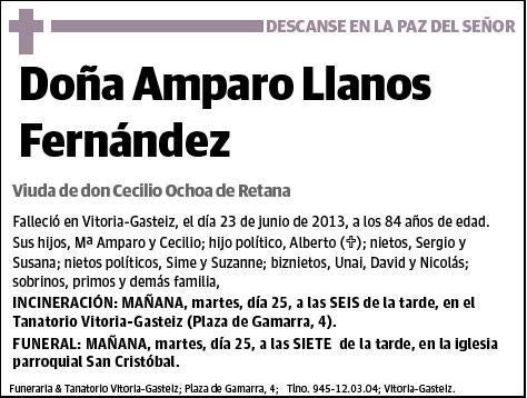 LLANOS FERNANDEZ,AMPARO