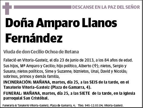 LLANOS FERNANDEZ,AMPARO