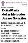 JENARO GONZALEZ,MARIA DE LAS MERCEDES