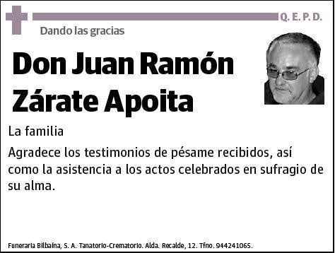 ZARATE APOITA,JUAN RAMON