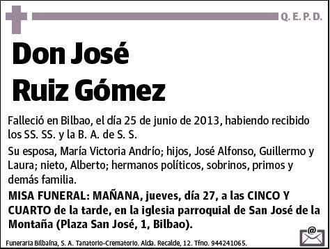 RUIZ GOMEZ,JOSE