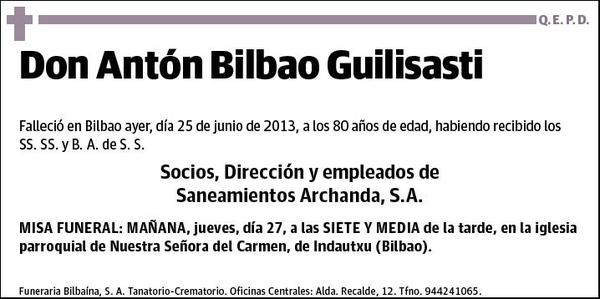 BILBAO GUILISASTI,ANTON