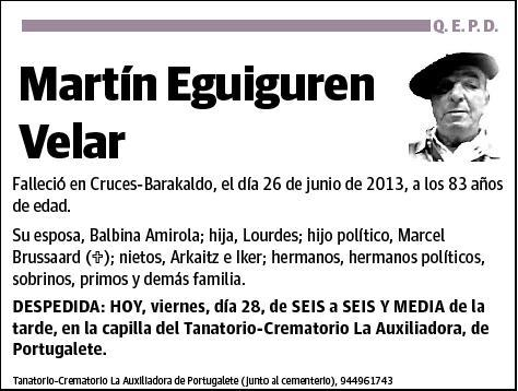 EGUIGUREN VELAR,MARTIN