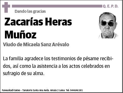 HERAS MUÑOZ,ZACARIAS