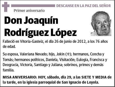 RODRIGUEZ LOPEZ,JOAQUIN