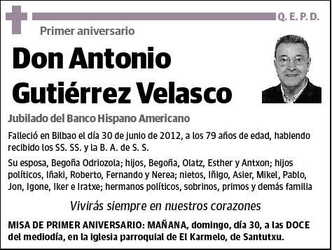 GUTIERREZ VELASCO,ANTONIO