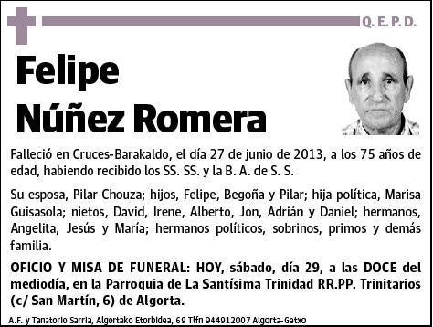 NUÑEZ ROMERA,FELIPE