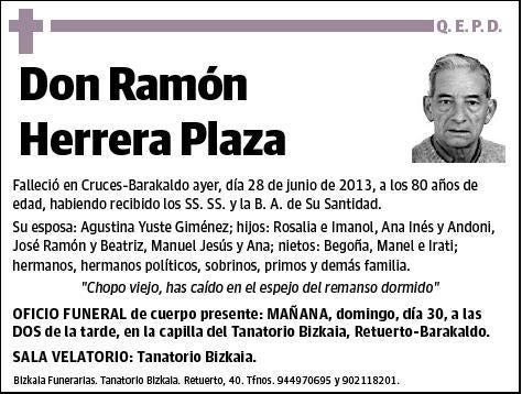 HERRERA PLAZA,RAMON