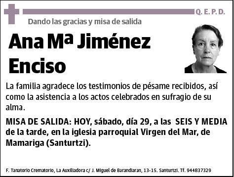 JIMENEZ ENCISO,ANA Mª