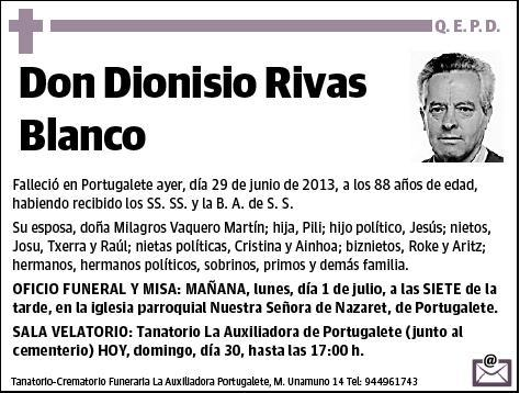 RIVAS BLANCO,DIONISIO