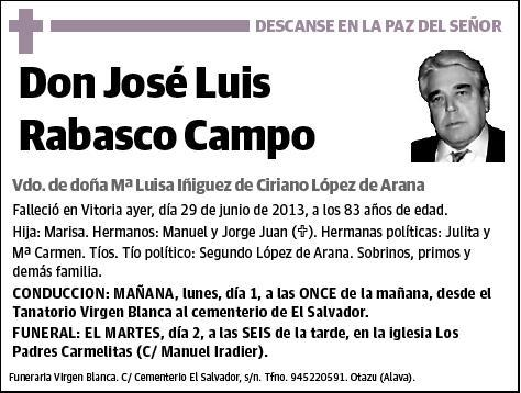 RABASCO CAMPO,JOSE LUIS