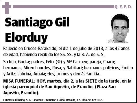 GIL ELORDUY,SANTIAGO