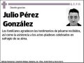 PEREZ GONZALEZ,JULIO