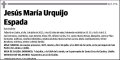 URQUIJO ESPADA,JESUS MARIA