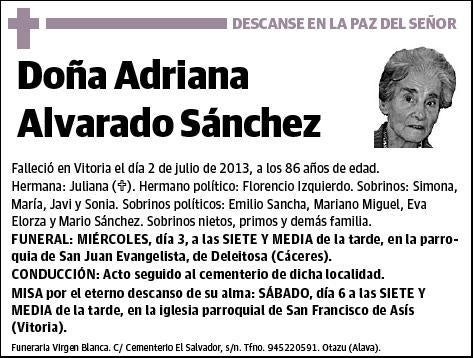 ALVARADO SANCHEZ,ADRIANA