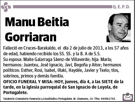 BEITIA GORRIARAN,MANU