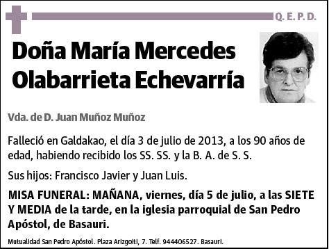 OLABARRIETA ECHEVARRIA,MARIA MERECEDES