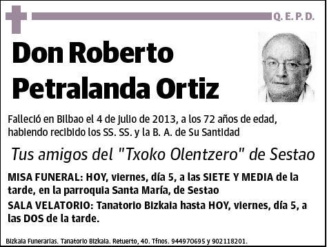 PETRALANDA ORTIZ,ROBERTO