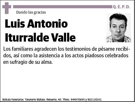 ITURRALDE VALLE,LUIS ANTONIO