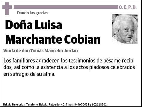 MARCHANTE COBIAN,LUISA