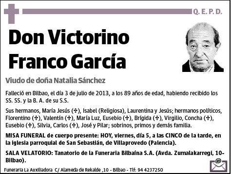 FRANCO GARCIA,VICTORINO