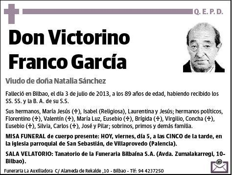FRANCO GARCIA,VICTORINO