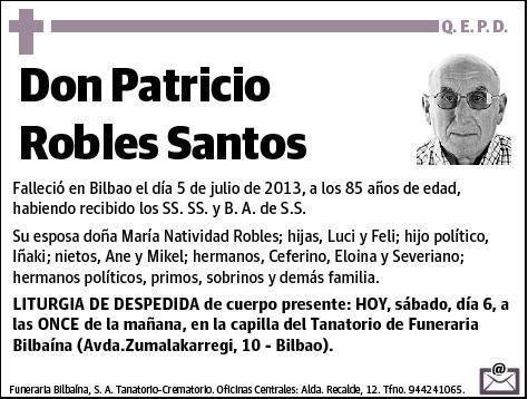 ROBLES SANTOS,PATRICIO