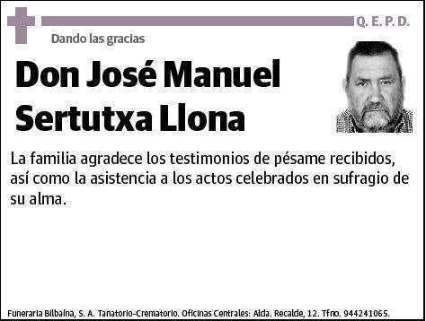 SERTUTXA LLONA,JOSE MANUEL