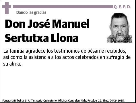 SERTUTXA LLONA,JOSE MANUEL