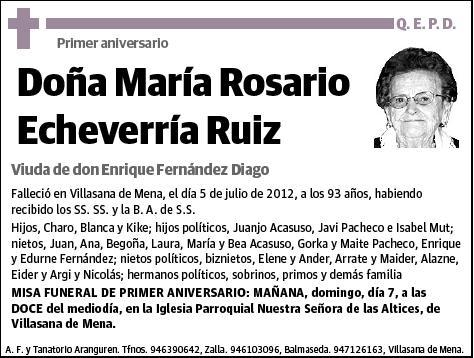 ECHEVERRIA RUIZ,MARIA ROSARIO